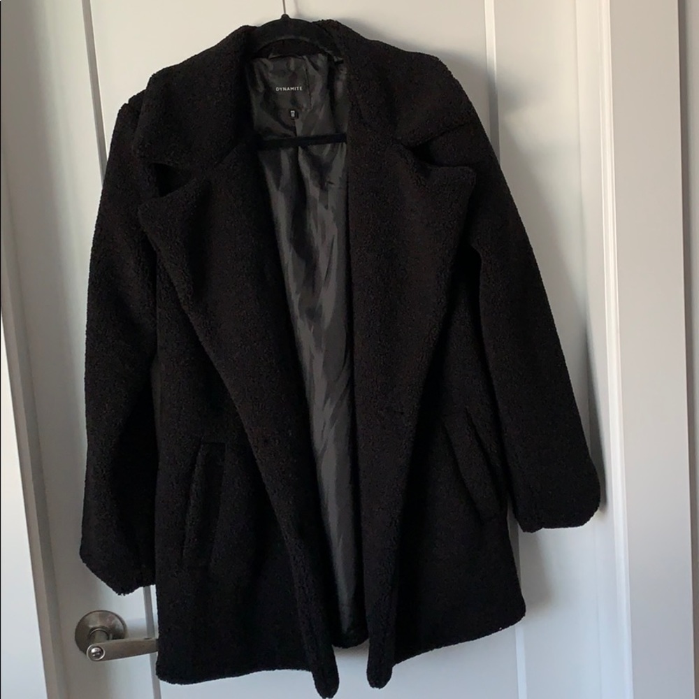 black long jacket